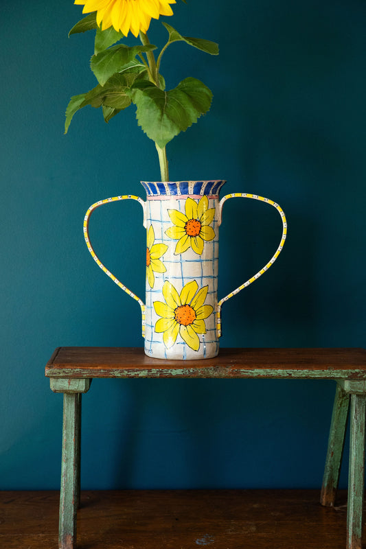 Sunflower Picnic Vase