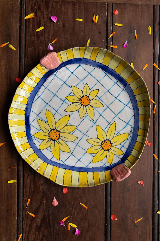 Sunflower Picnic handle plate