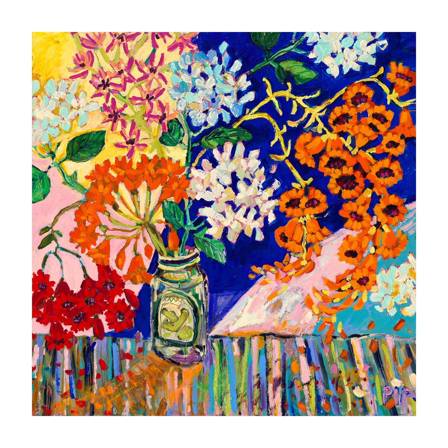 Pickle Jar ~ FRAMED CANVAS PRINT ~ limited edition