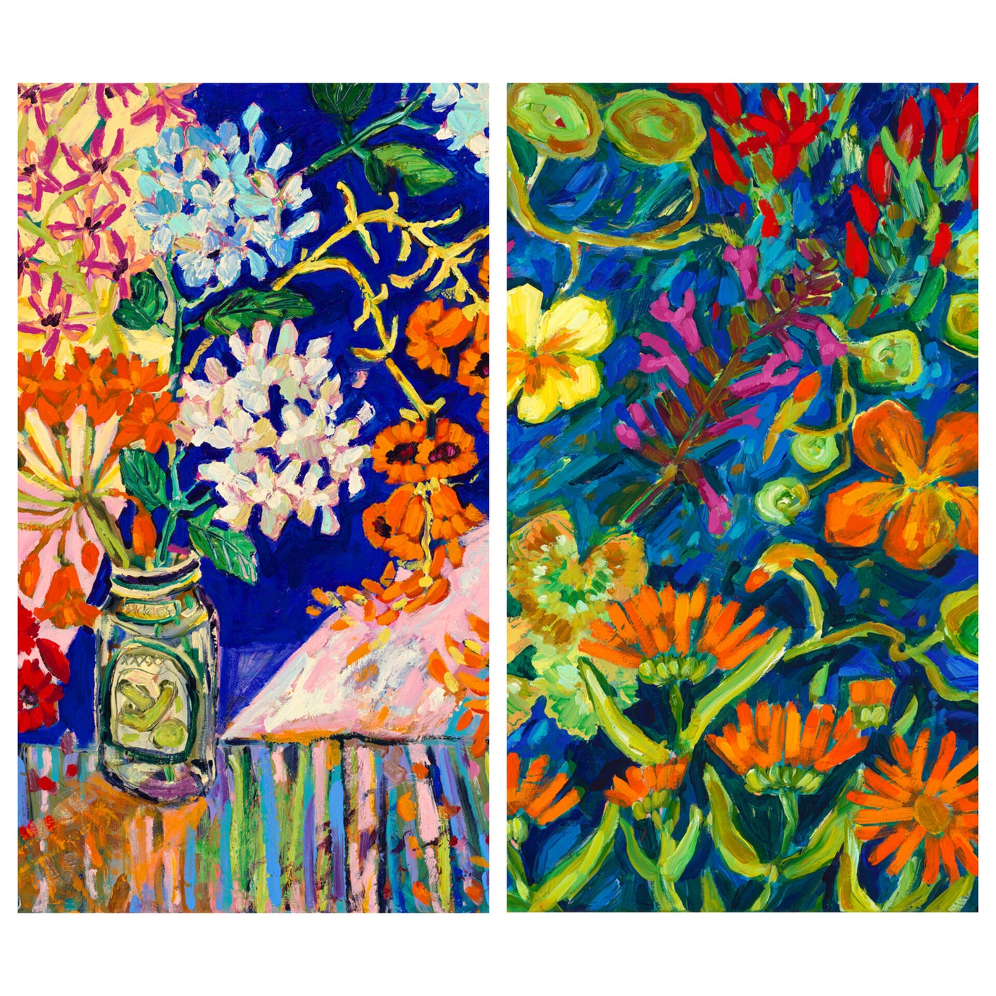 Duo of Framed Square Prints #4~ FINE ART PRINT SET~ limited edition