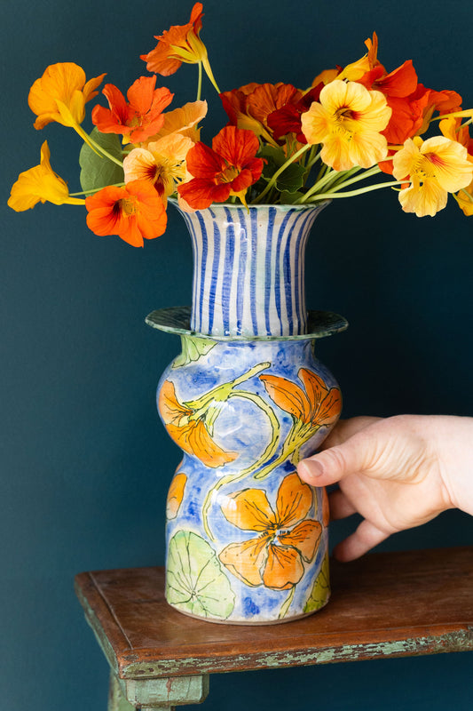 Nasturtium Urn