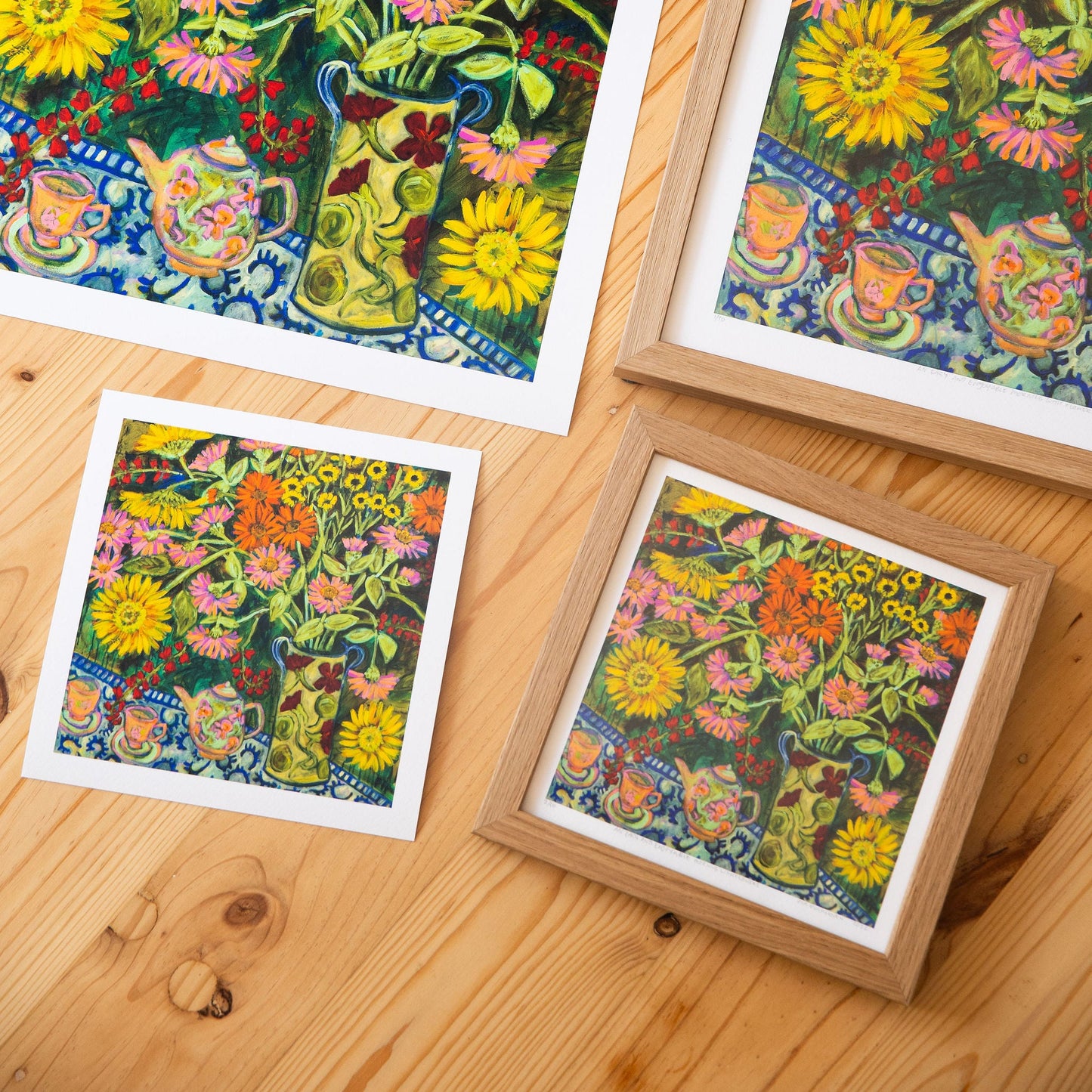 An Easy and Enjoyable Morning With Flowers ~ FINE ART PRINT ~ limited edition
