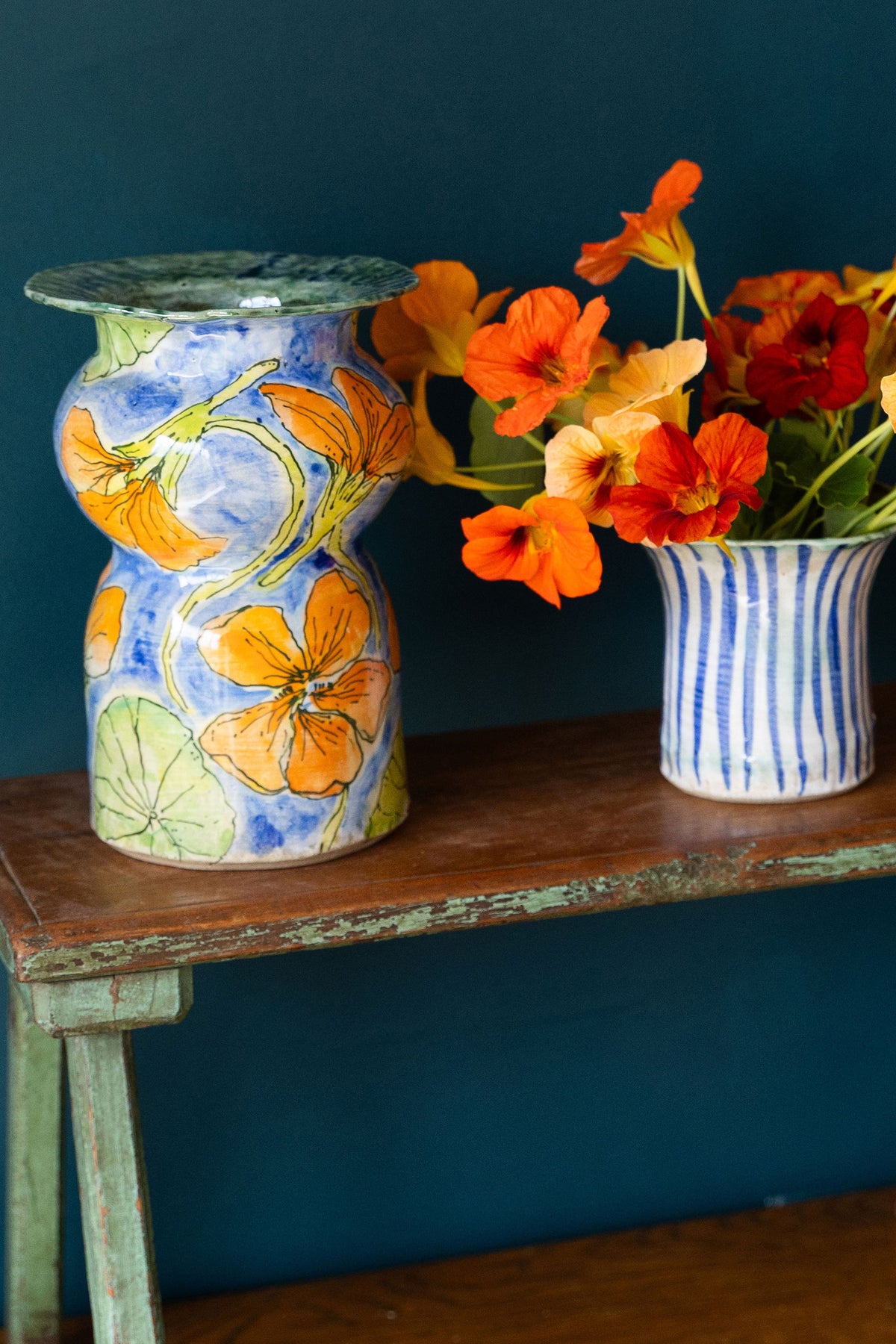 Nasturtium Urn
