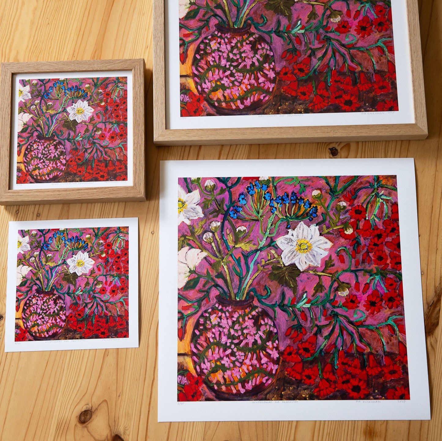 Windflowers And Dreamvines ~ FINE ART PRINT ~ limited edition