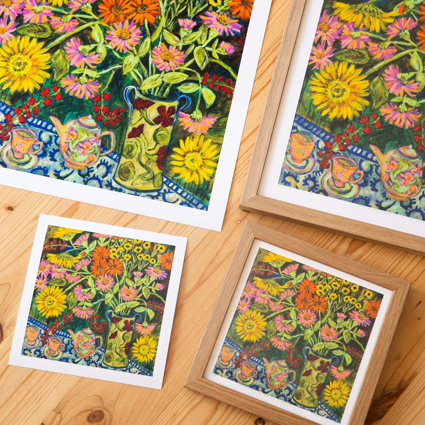 An Easy and Enjoyable Morning With Flowers ~ FINE ART PRINT ~ limited edition