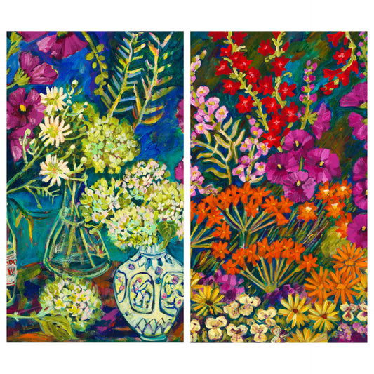 Duo of Framed Square Prints #5~ FINE ART PRINT SET~ limited edition