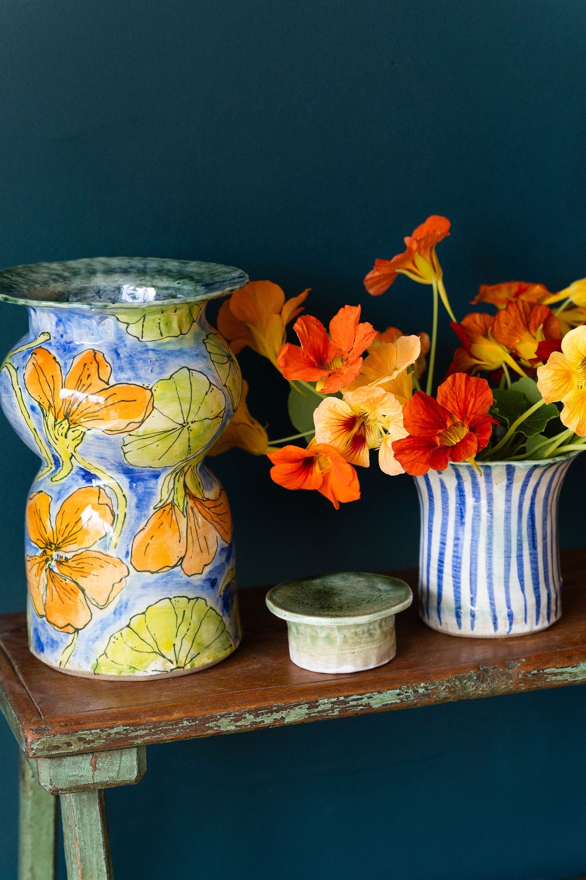 Nasturtium Urn