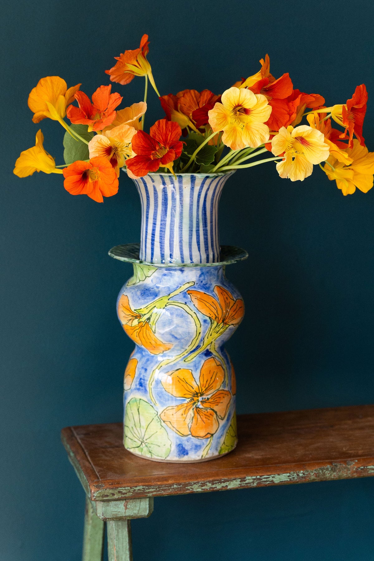 Nasturtium Urn