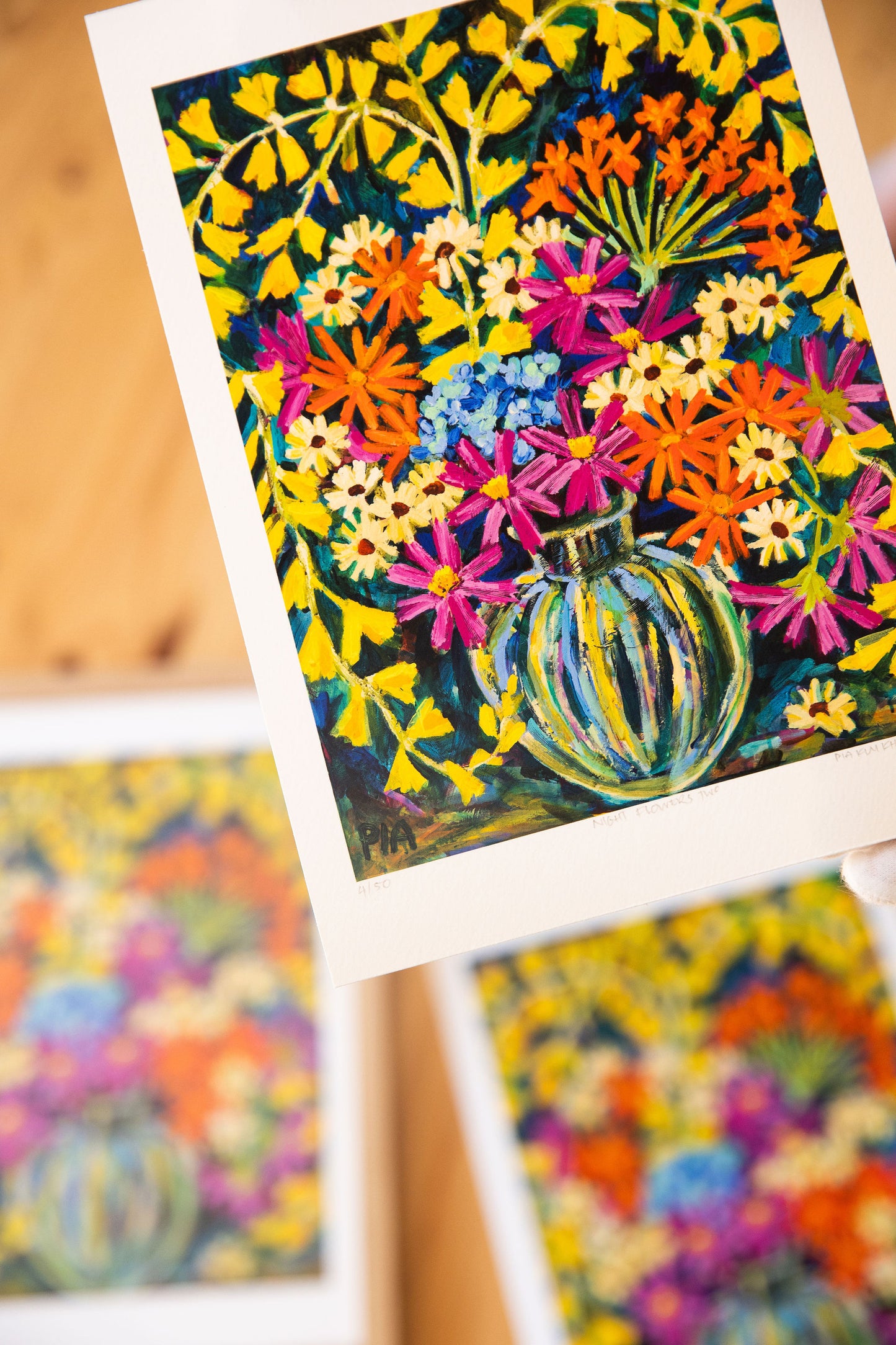 Night Flowers # 2 ~ FINE ART PRINT ~ limited edition