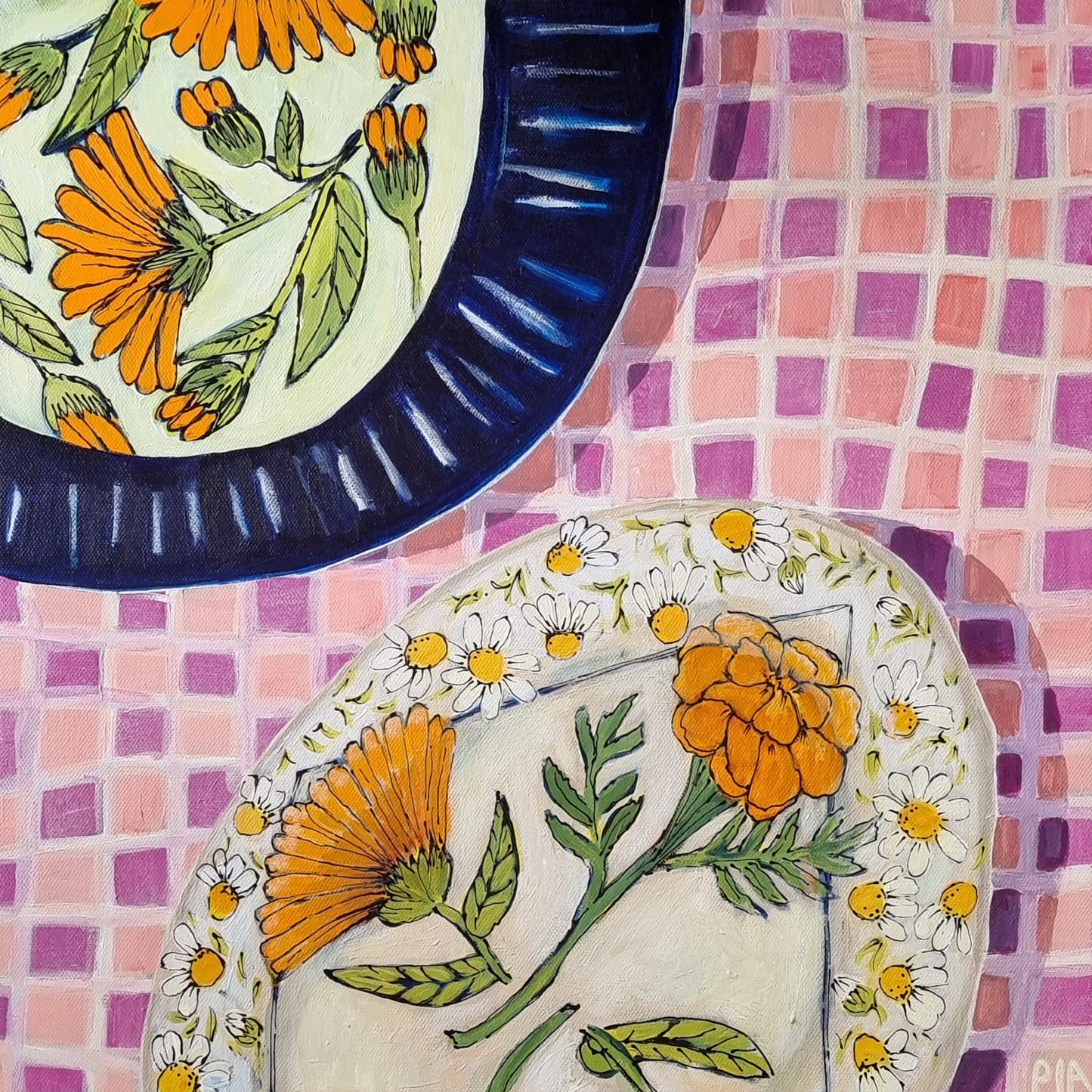 Calendula share plate