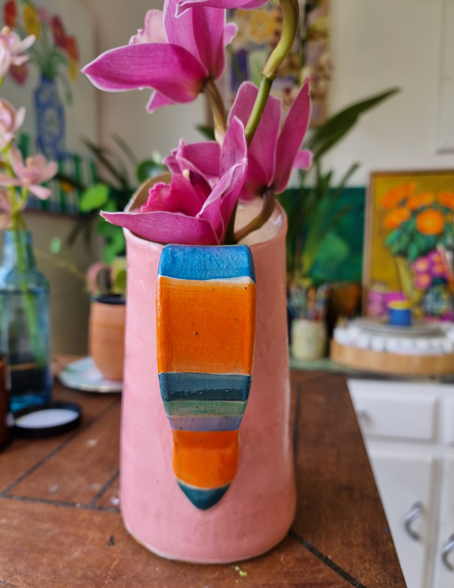 The Pink Jug- Vase