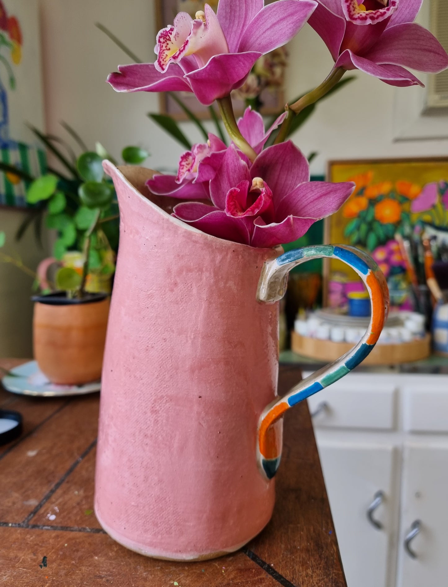 The Pink Jug- Vase