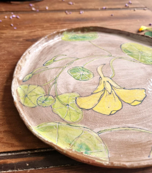 Nasturtium plate