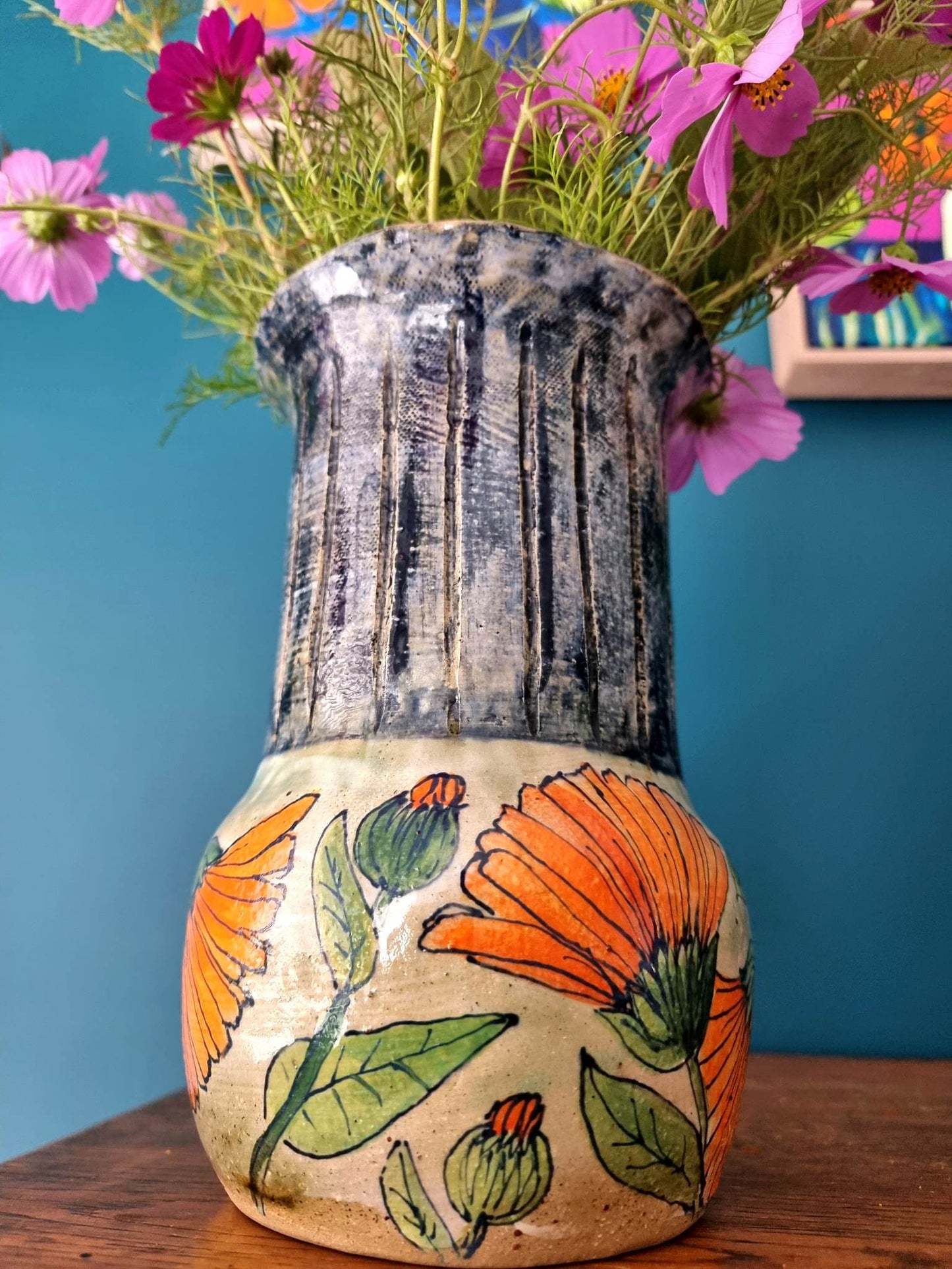 Calendula Vase # 2