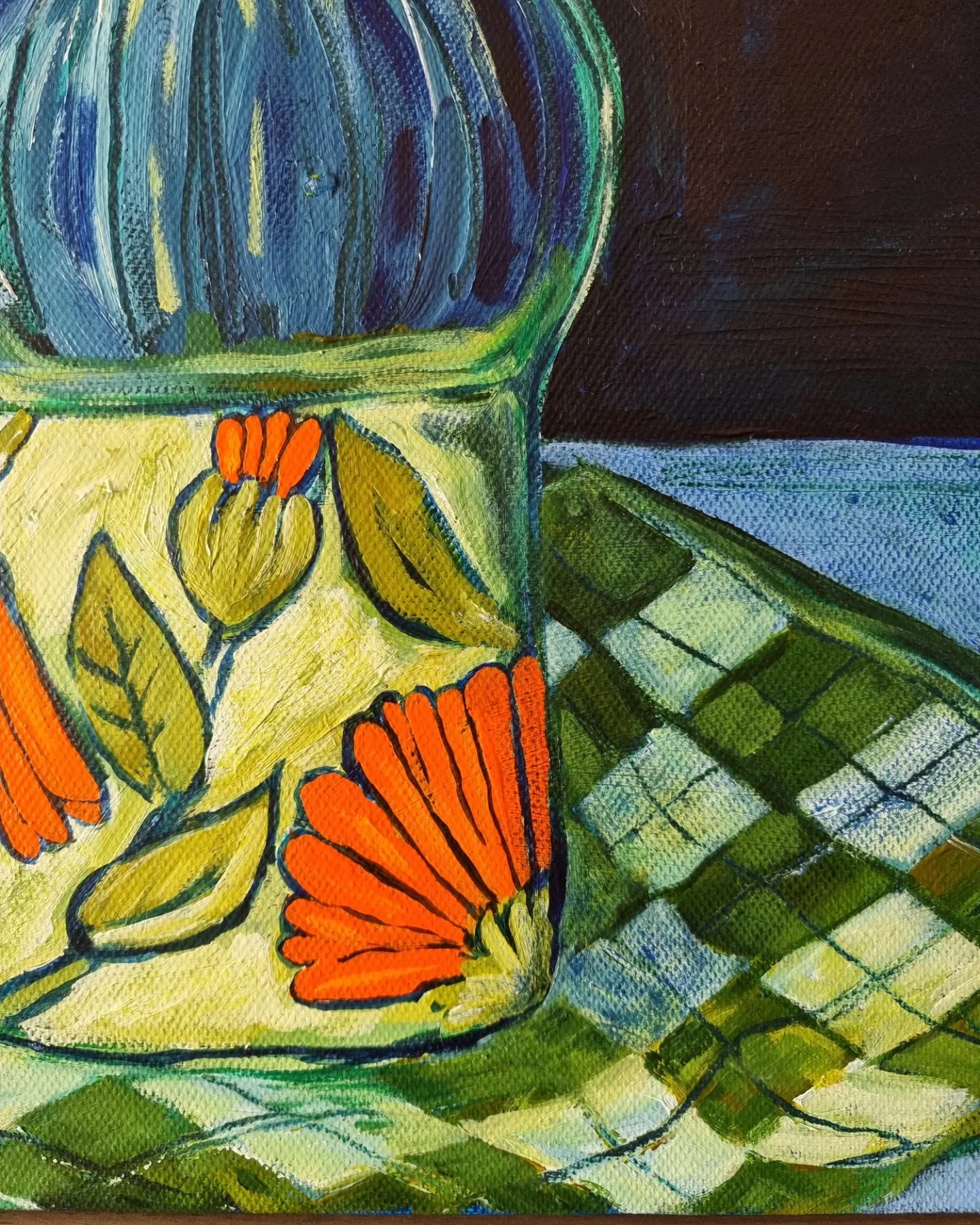 Calendula vase #1